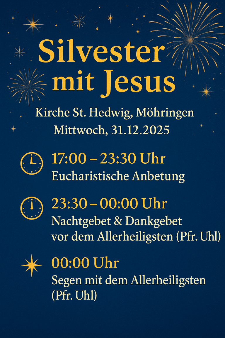 Silvester mit Jesus