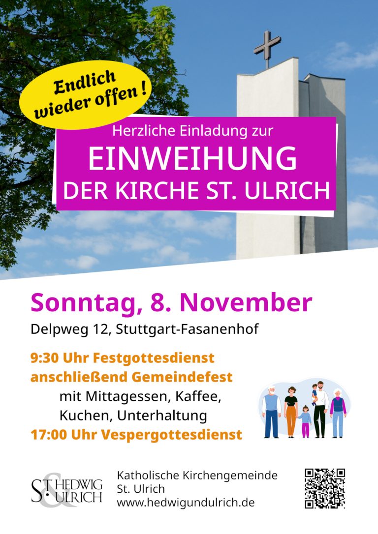 Kirchweihe in St. Ulrich am So. 8.Nov.